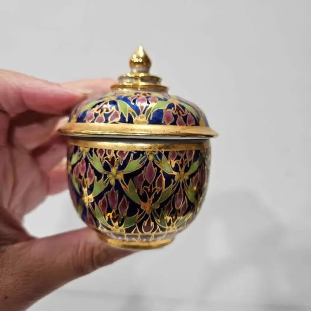 Thai Benjarong Trinket Box